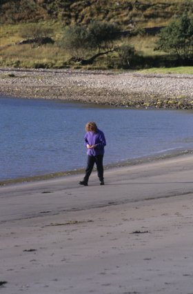 On the beach at Camus nan Gael