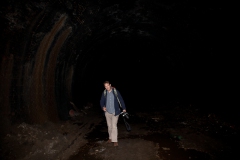 From the depths of the tunnel