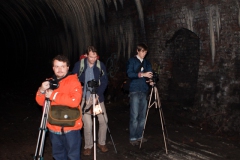 The gang in Kelvinbridge Railway Tunnel