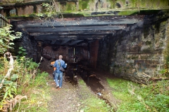 Heading out into the station