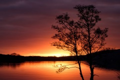 Sunset at Milarrochy Bay